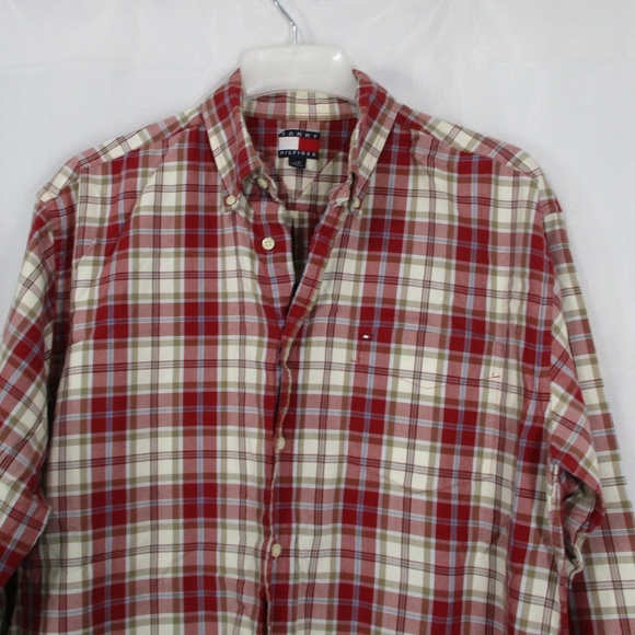 TOMMY HILFIGER Men’s Button Down Shirt Size Large - Picture 3 of 8